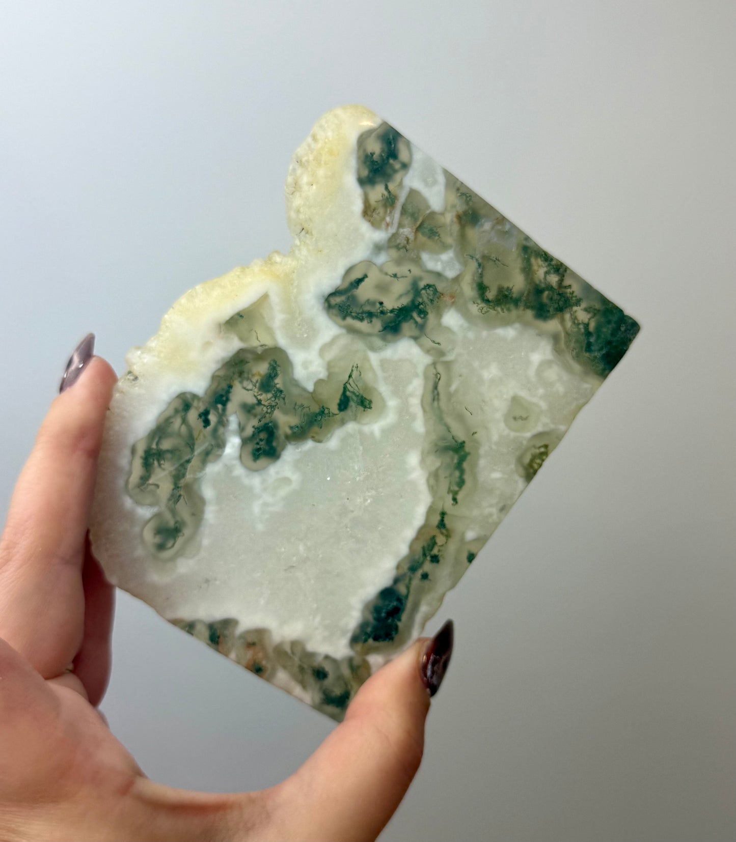 Moss agate slab