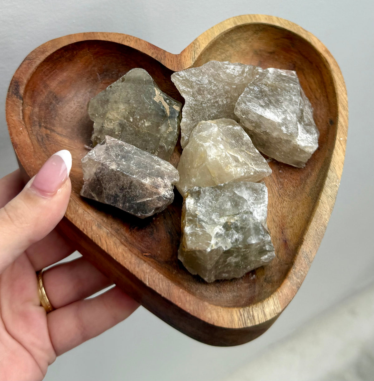 Smoky quartz raw chunks