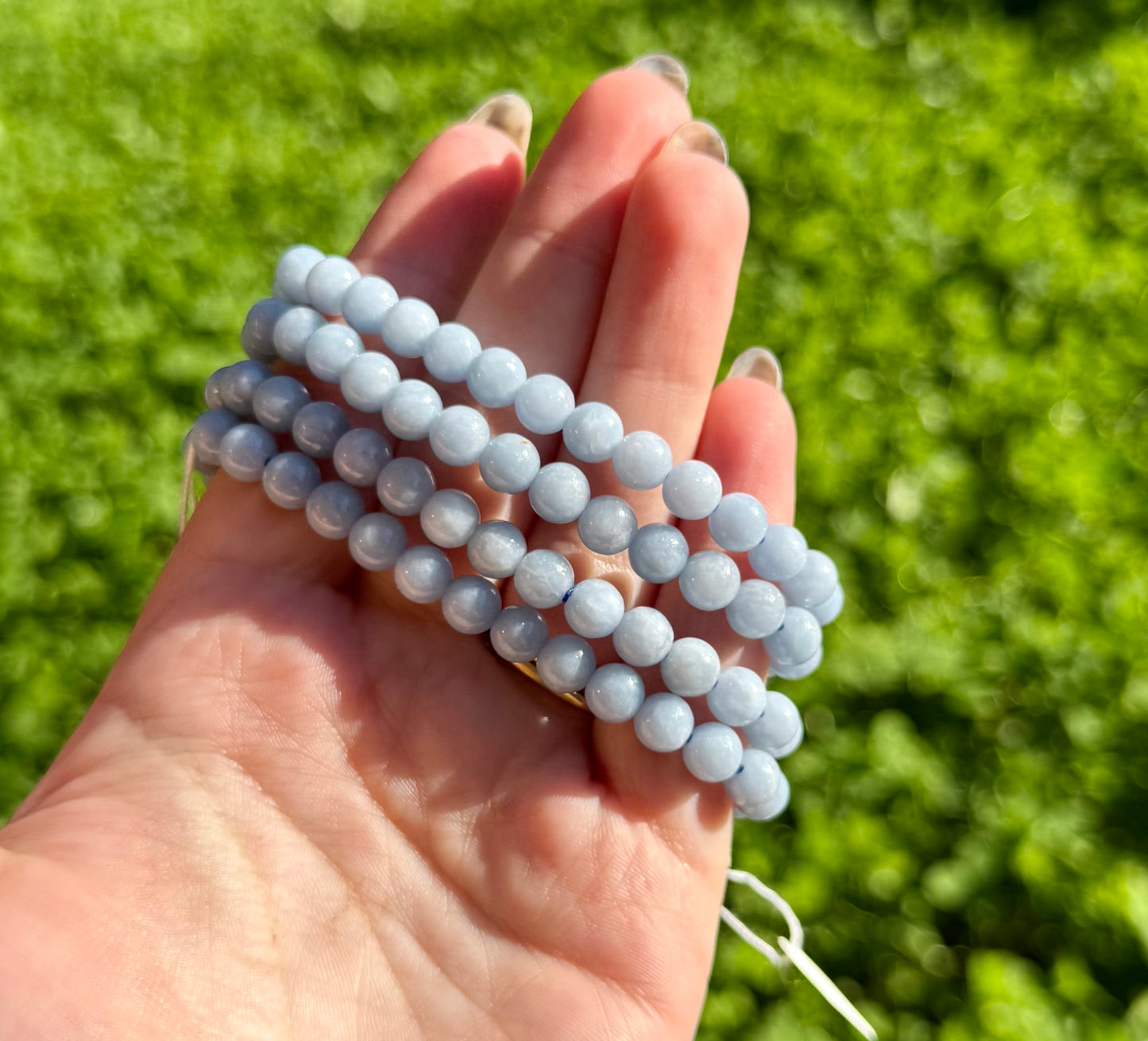 6mm Angelite bracelets
