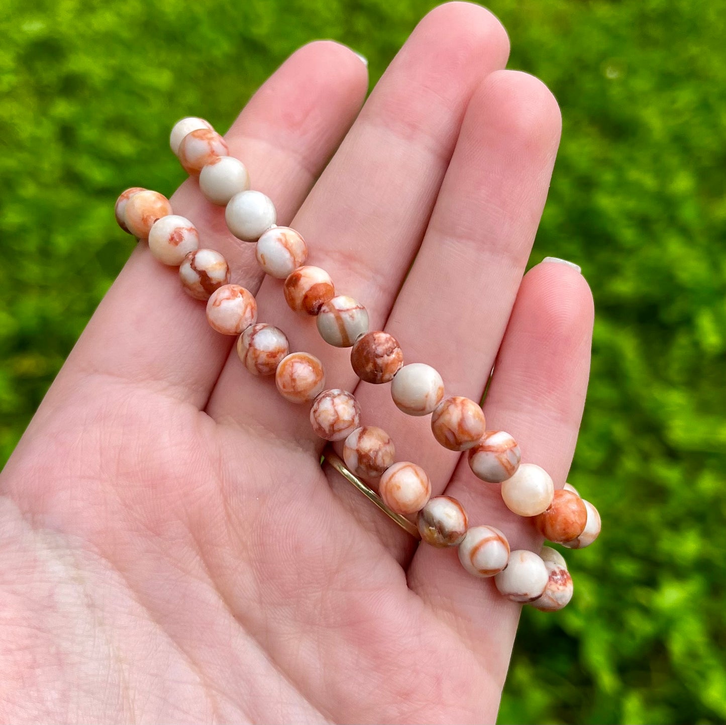 Red vein jasper bracelets