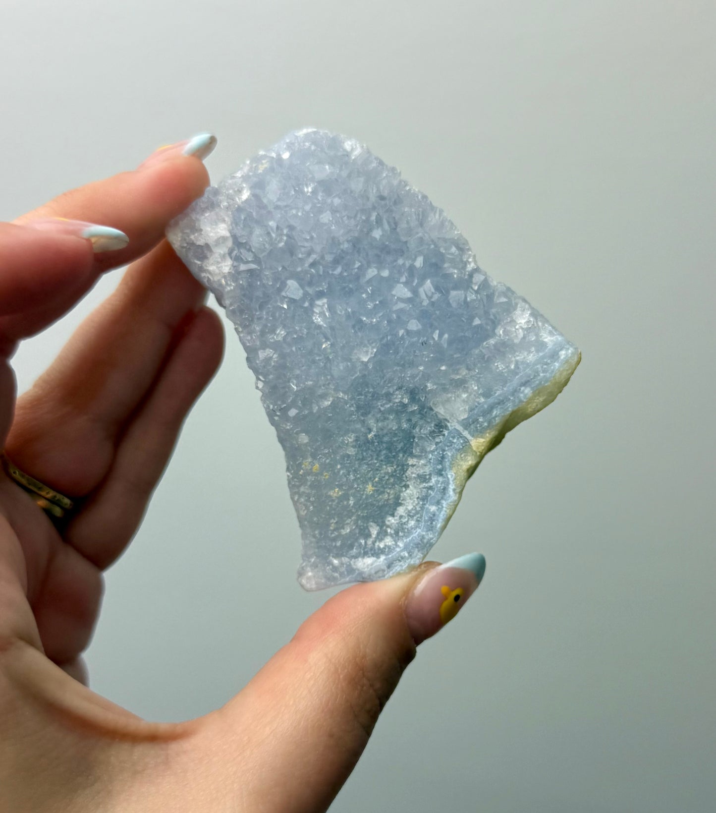 Blue chalcedony raw
