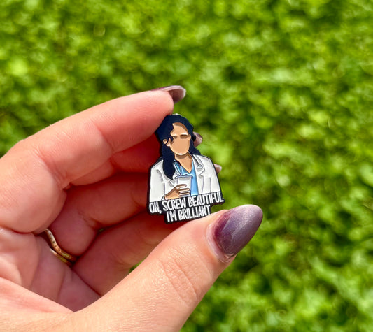 Greys anatomy enamel pin