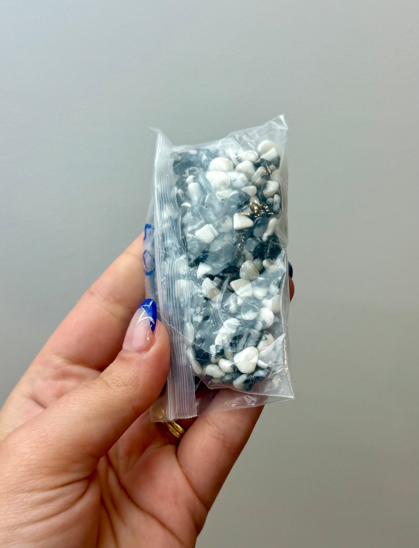 Zebra jasper chip bags