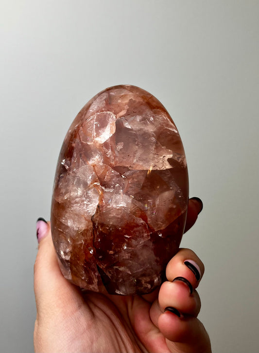 Imperfect fire quartz freeform