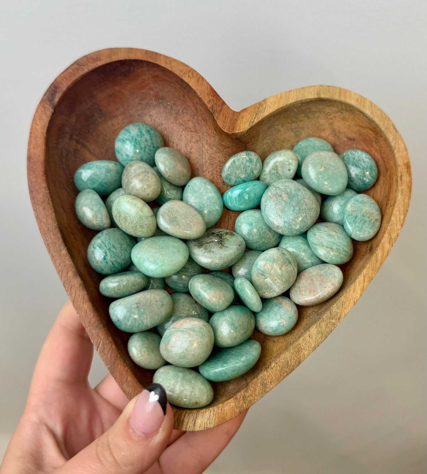 Amazonite tumbles