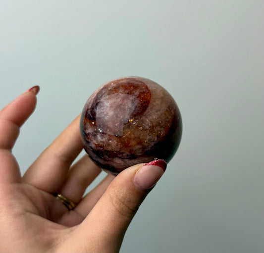 Fire Quartz sphere