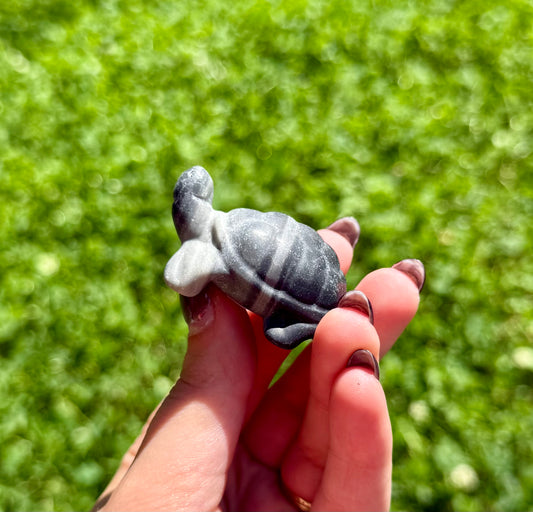 Taiji jade turtle carving