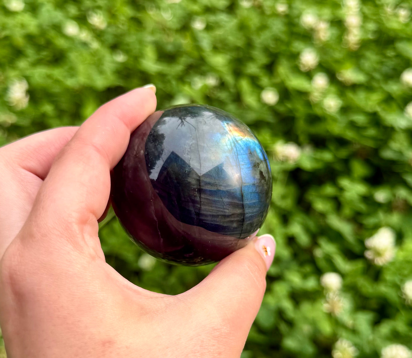 Labradorite sphere