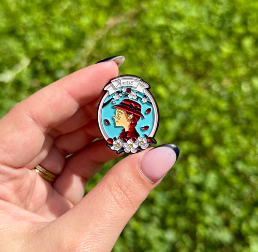 Anne enamel pin