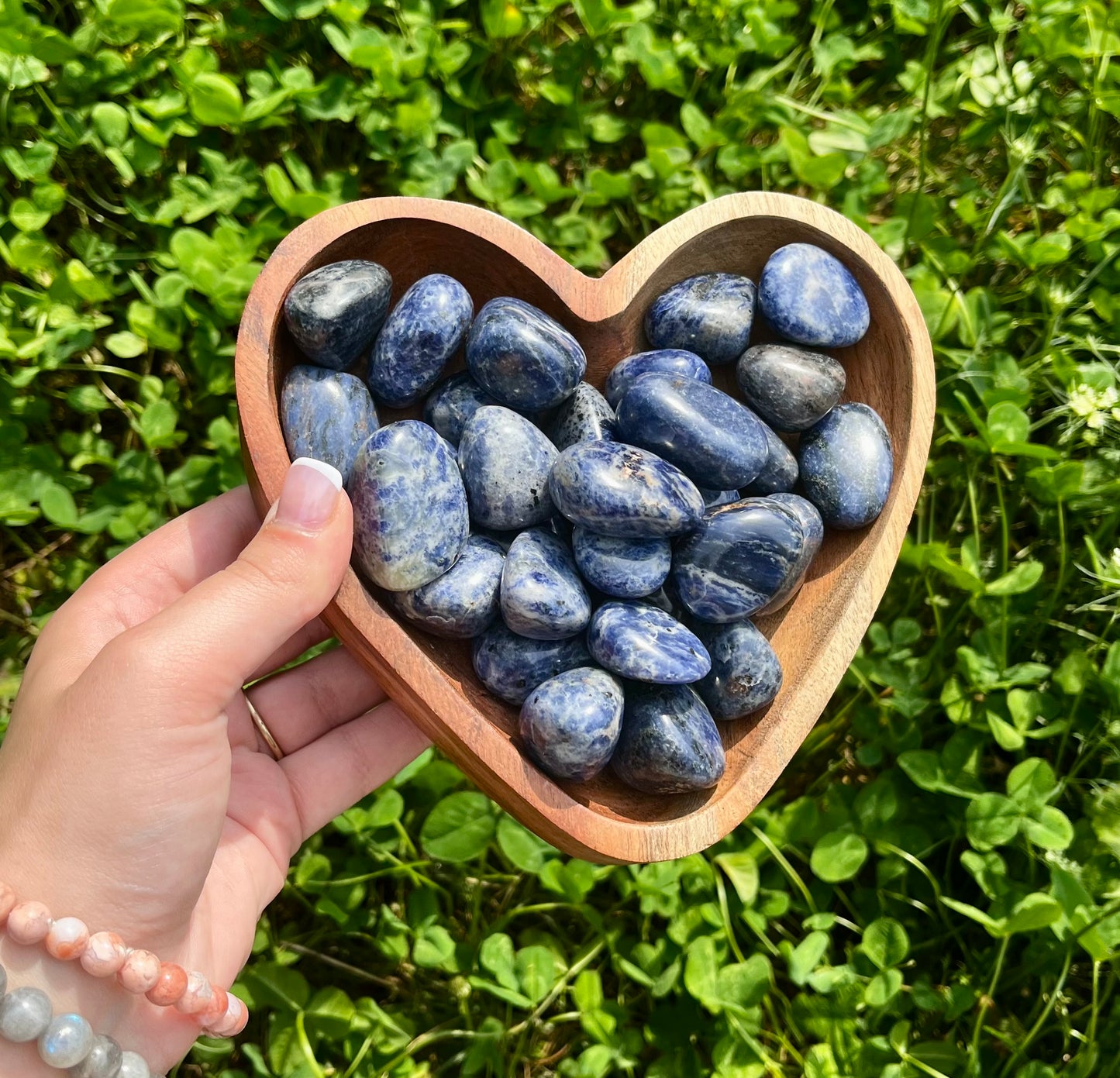 Sodalite tumbles