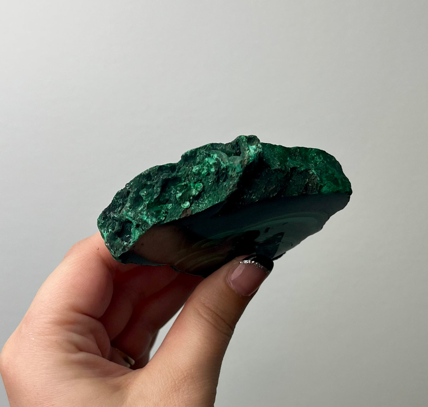 Malachite slab