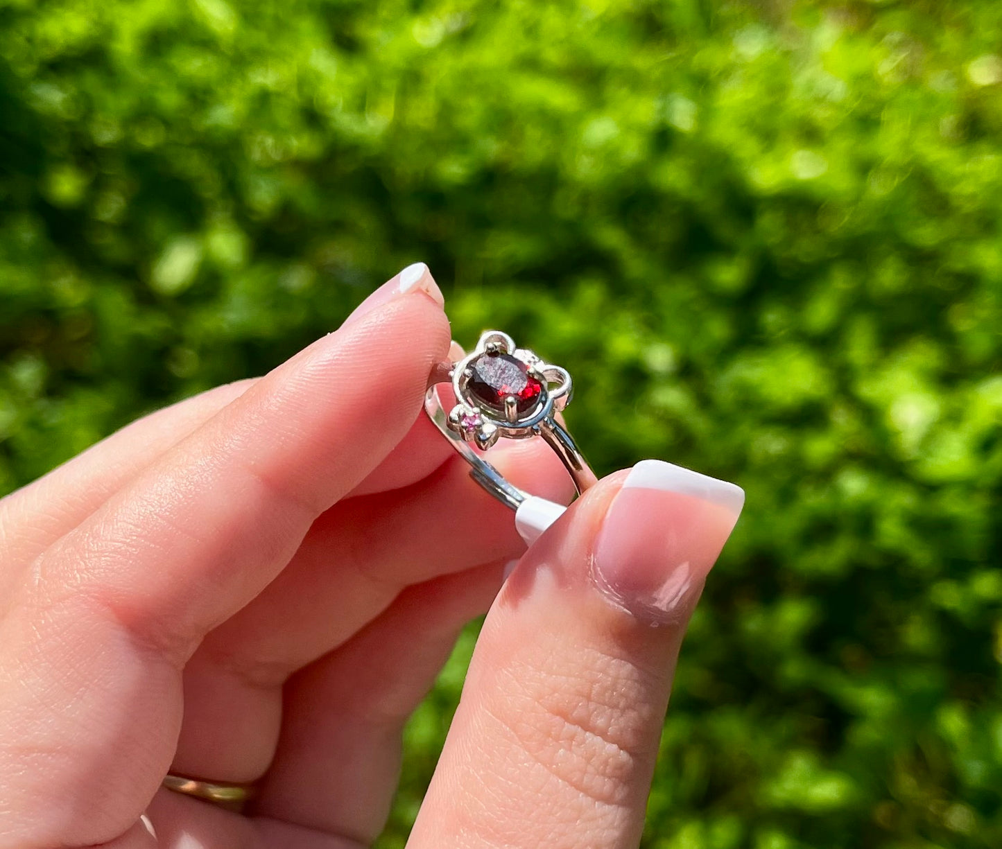 Garnet ring