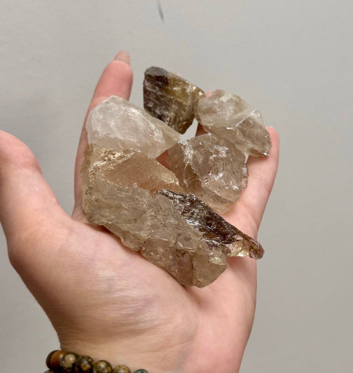Smoky quartz raw chunks