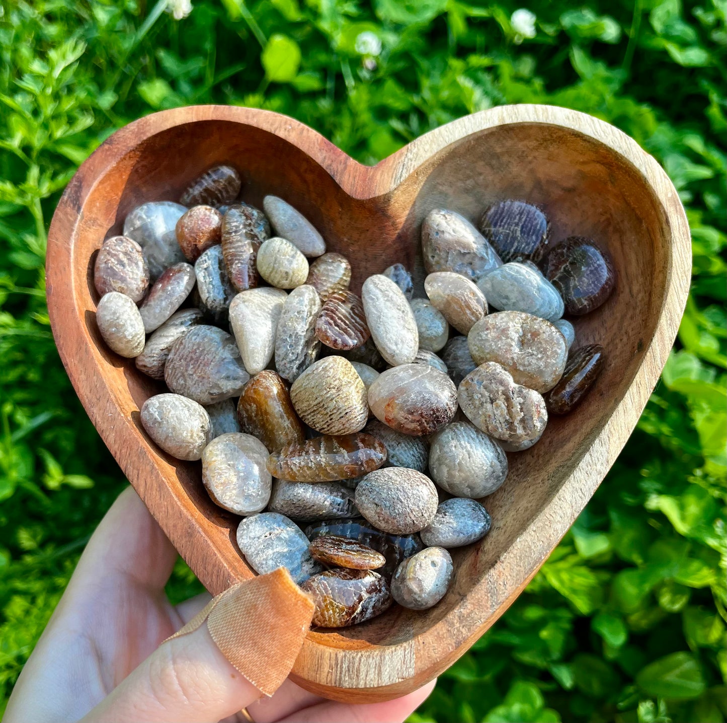 Thousand layer garden Quartz tumbles