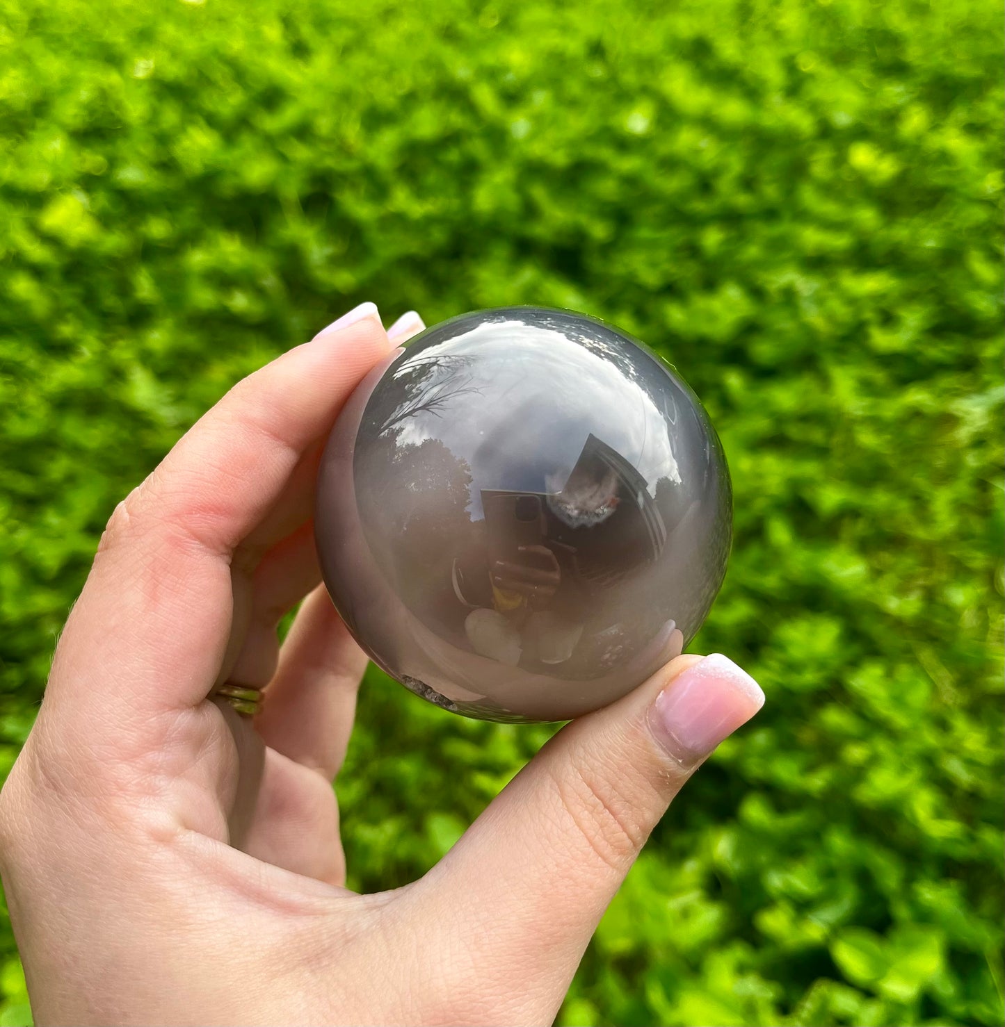 Chalcedony sphere