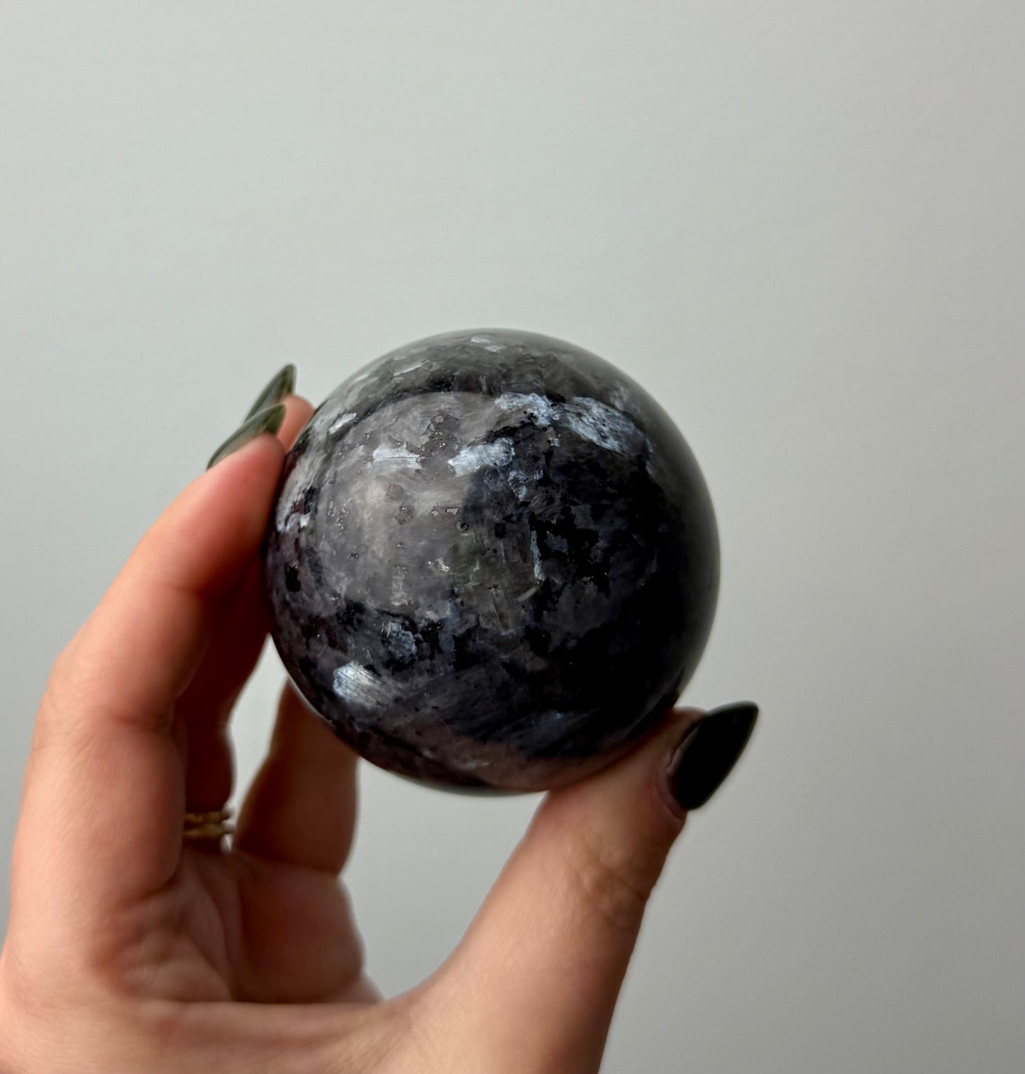 Larvikite sphere