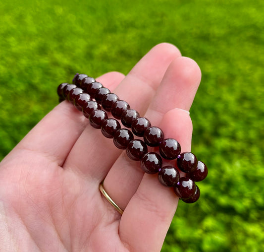 Star garnet bracelets