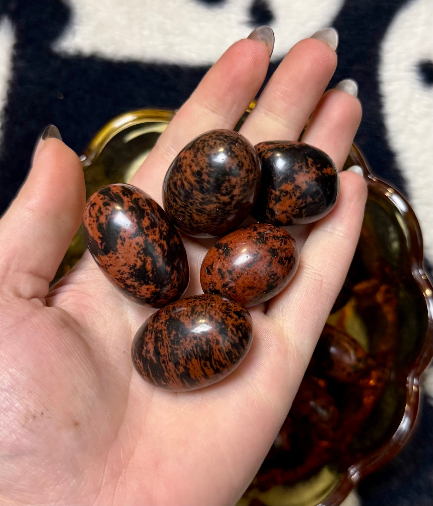 Mahogany Obsidian tumbles