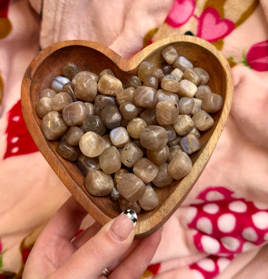 Mini blue moonstone tumbles
