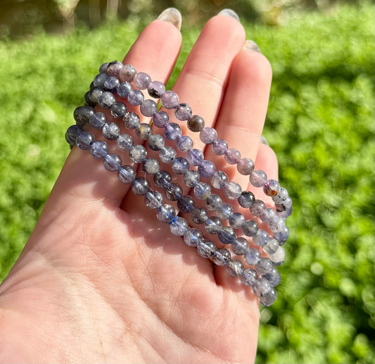 6mm Iolite bracelets
