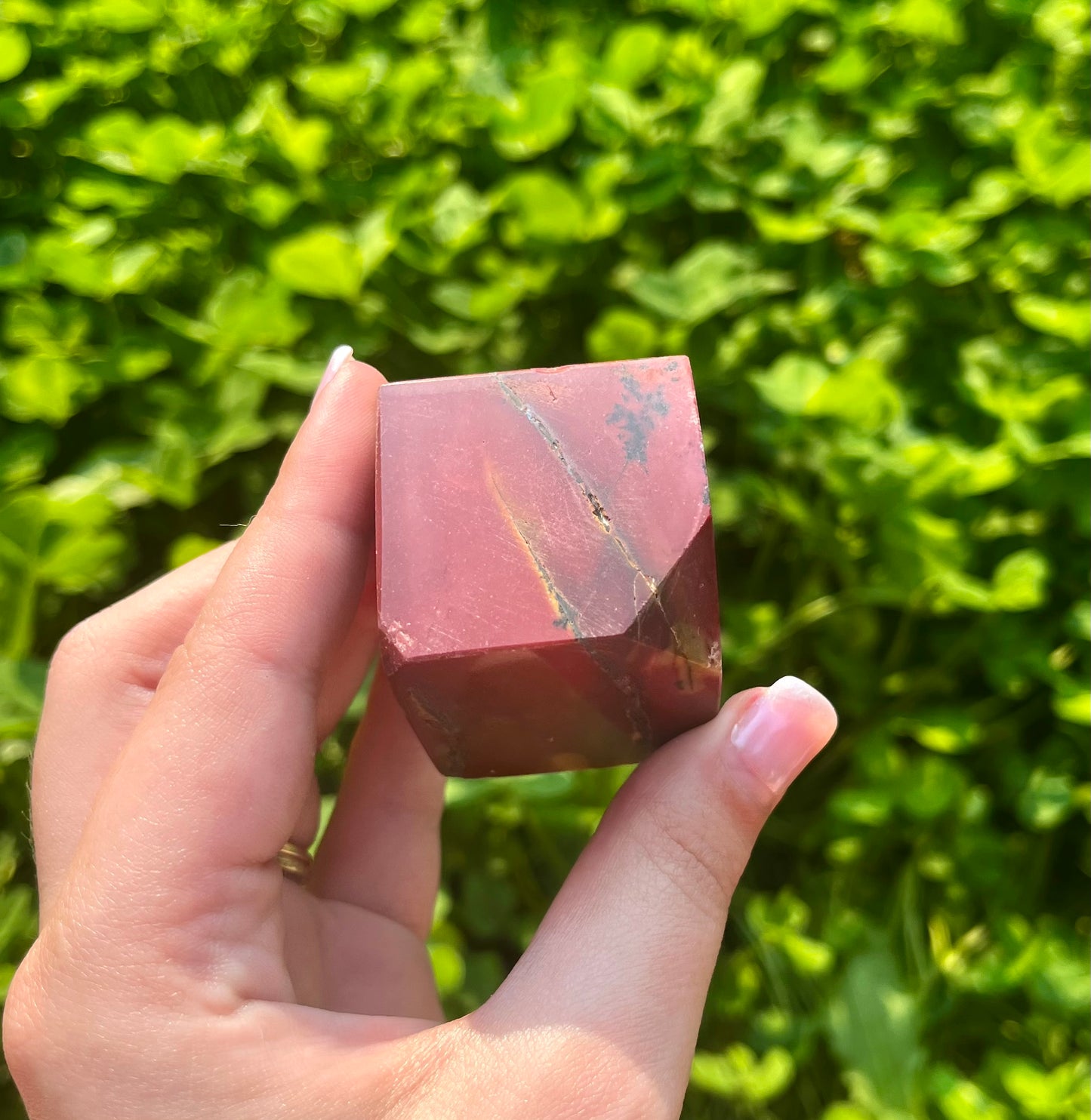 Mookaite cube