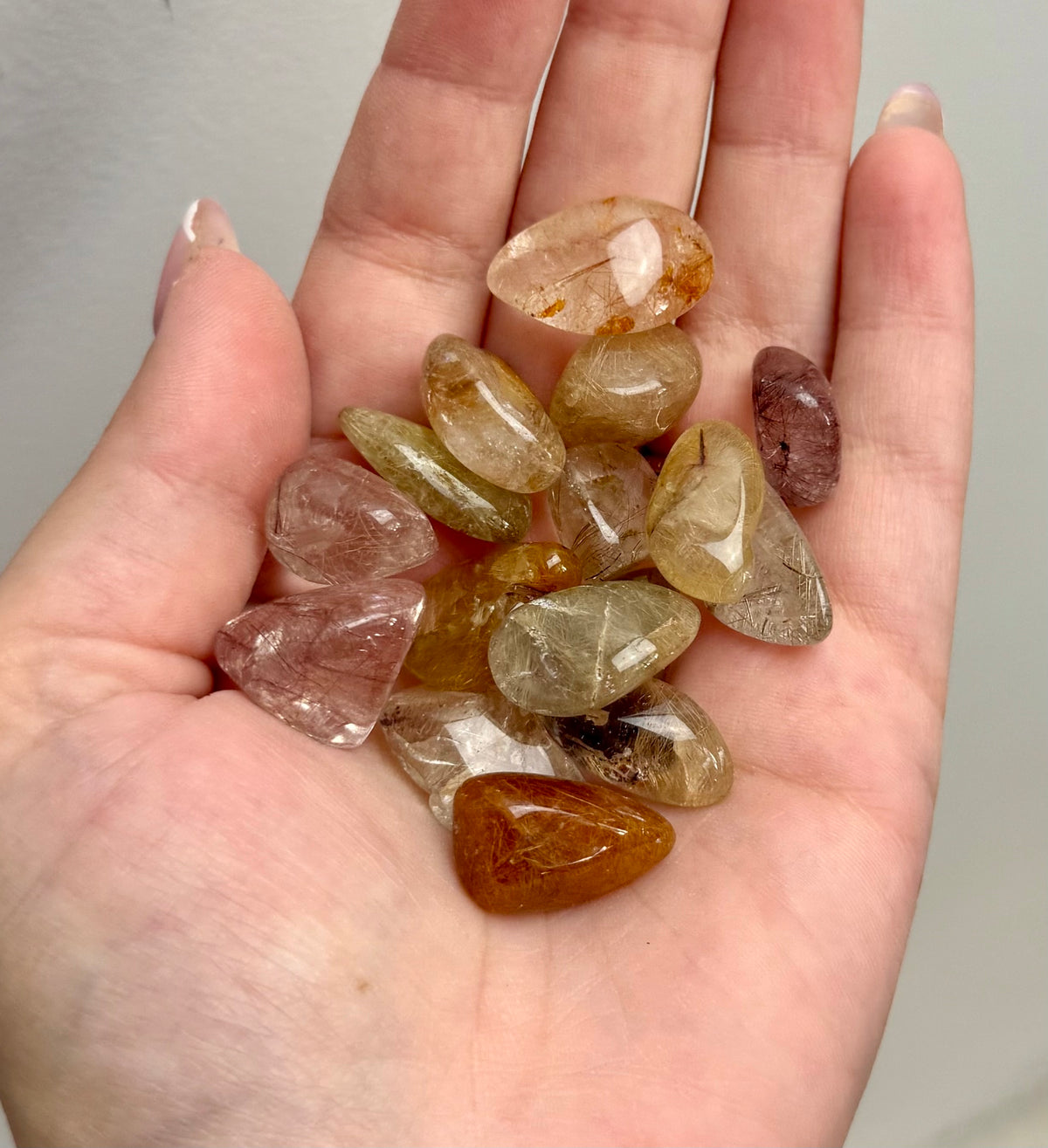 Mini mixed rutile tumbles