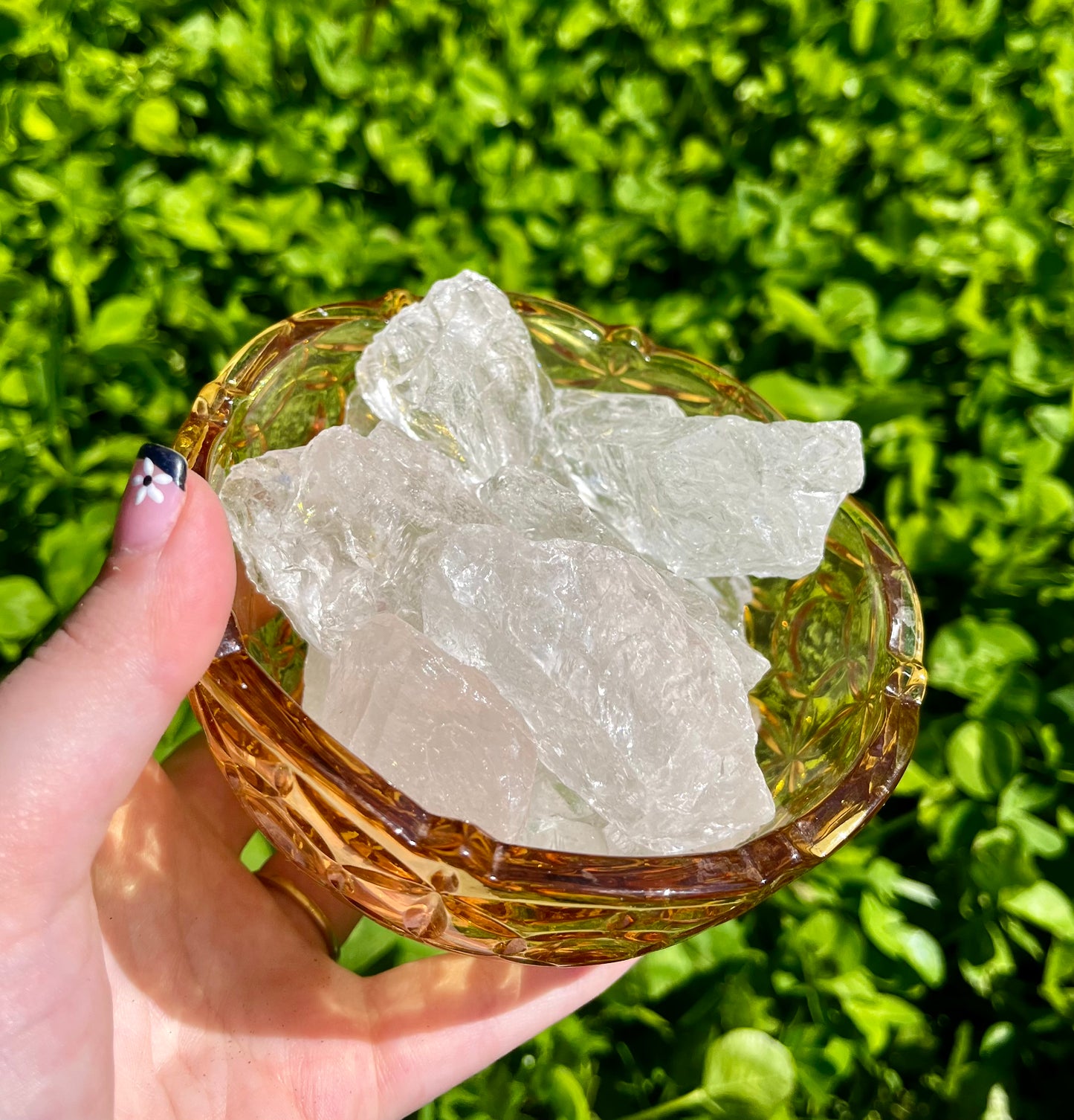 Clear quartz raw chunk