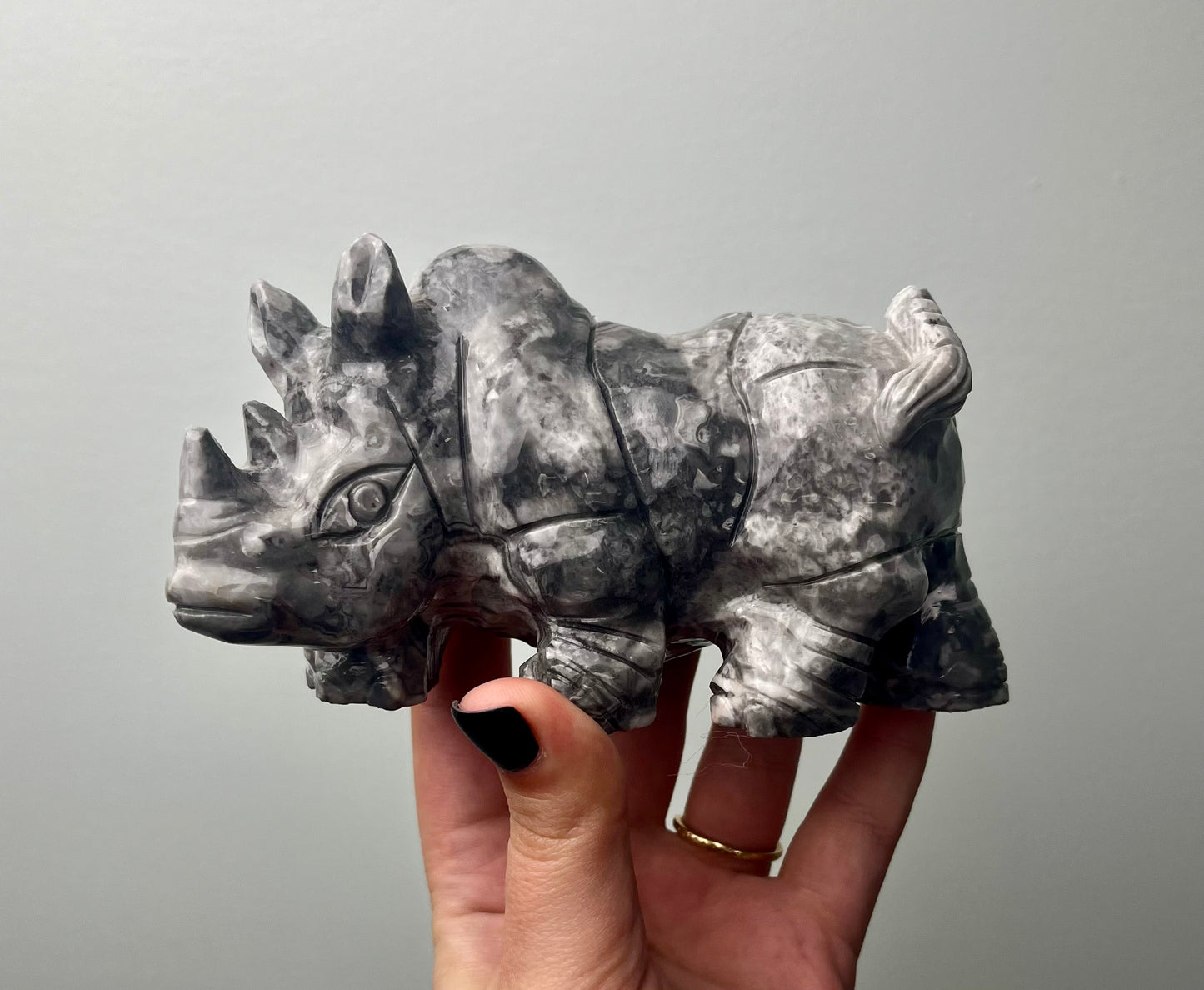 Rhino carving