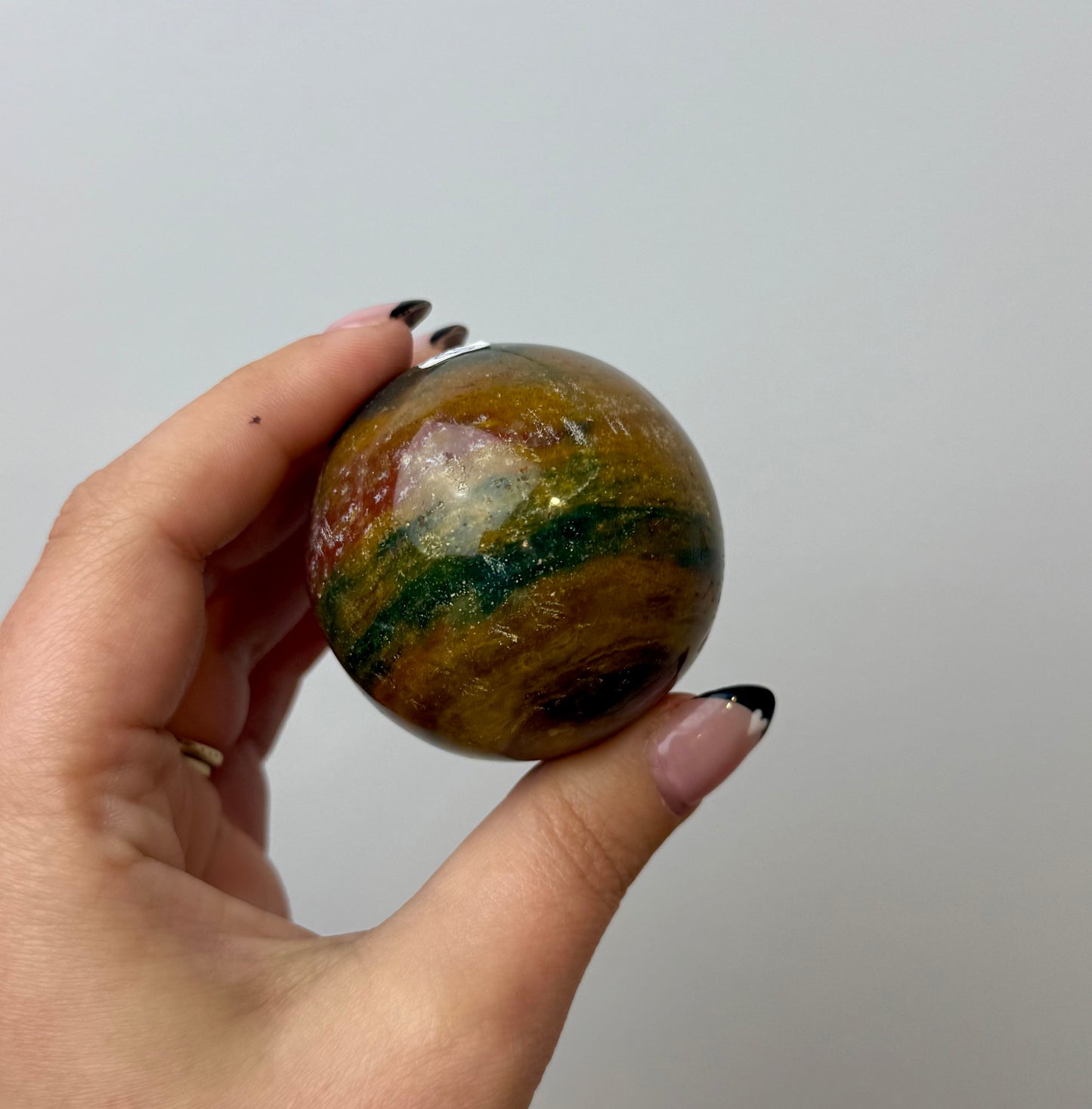 Ocean jasper sphere
