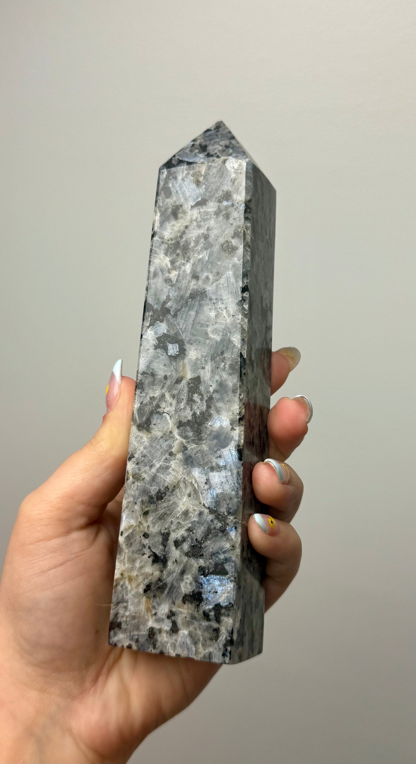 Larvikite tower
