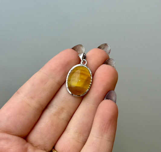 Fluorite pendant