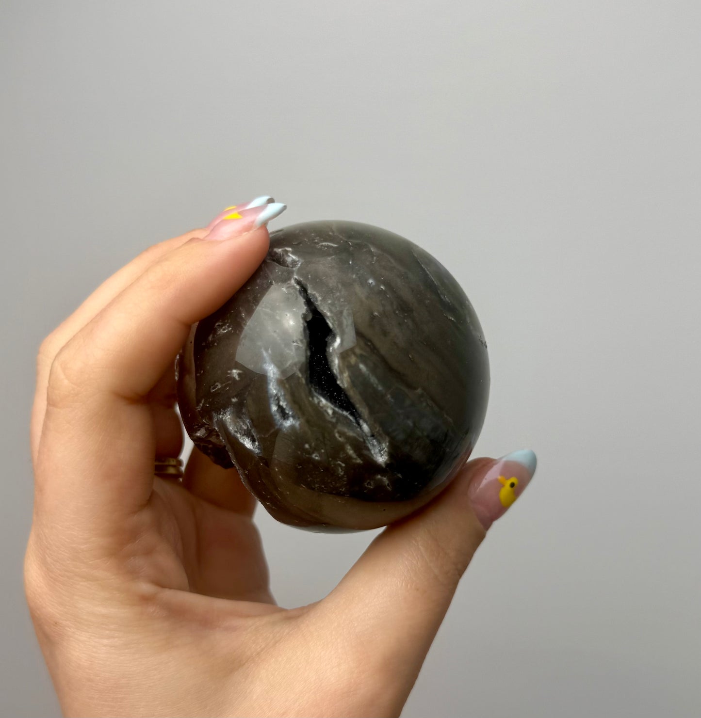 Chalcedony sphere