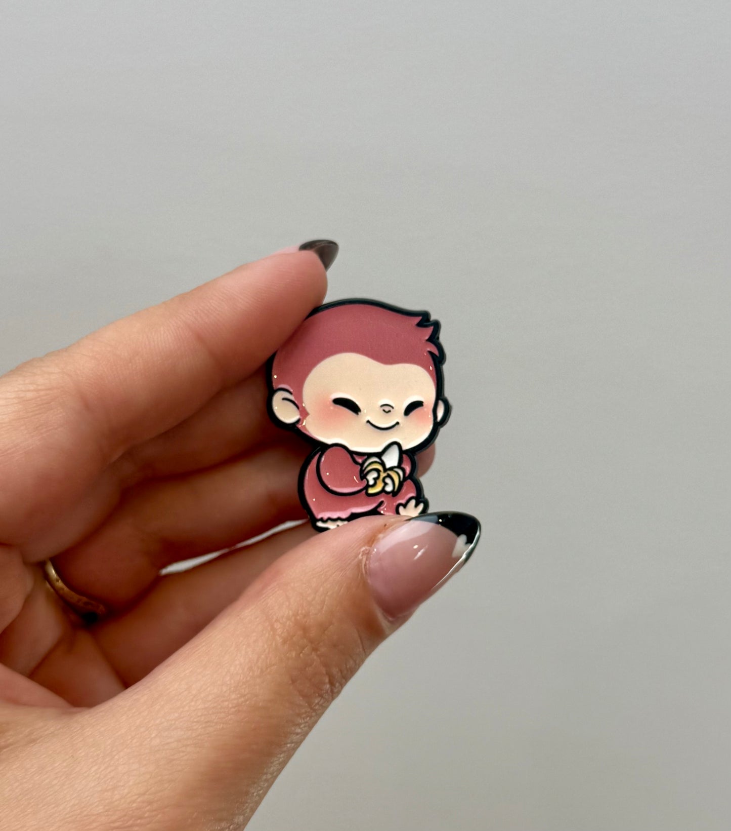Curious George enamel pin