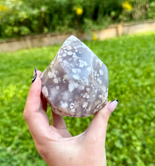 Flower agate flame