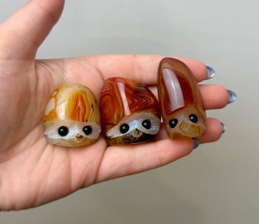 Sardonyx pebble pets