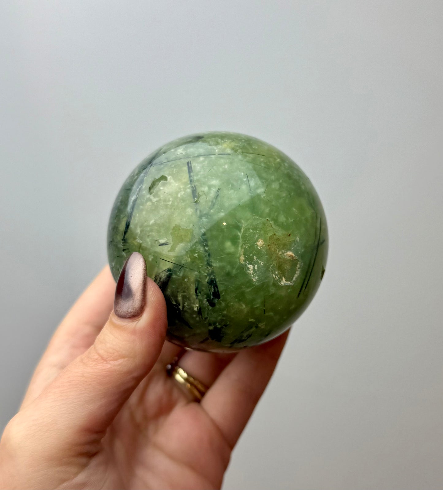 Prehnite sphere