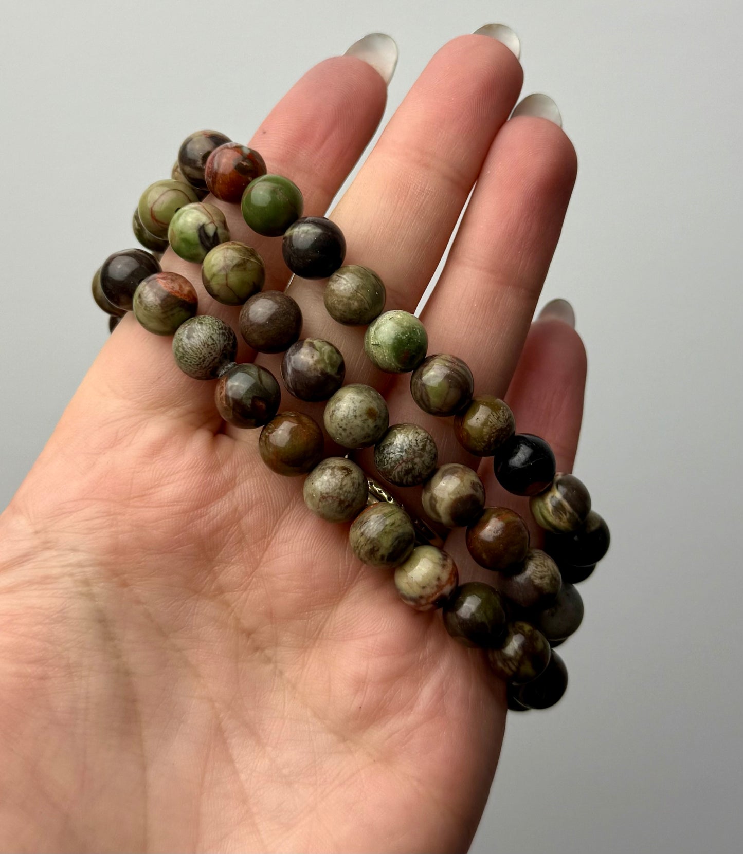 Money agate bracelets