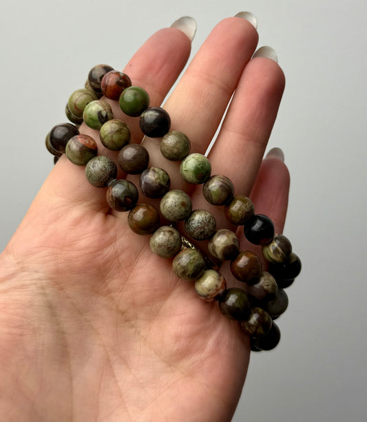 Money agate bracelets