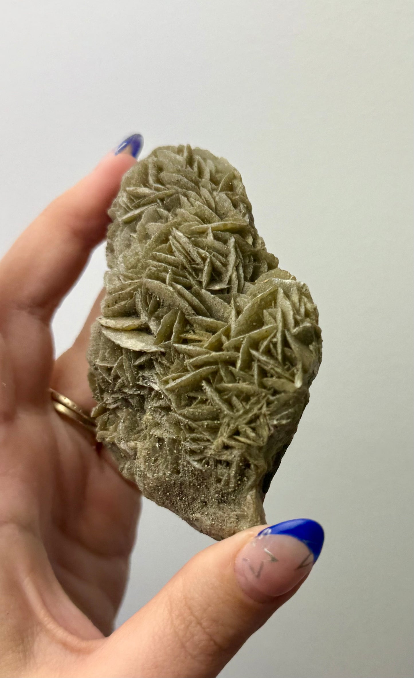 Golden yellow mica specimen