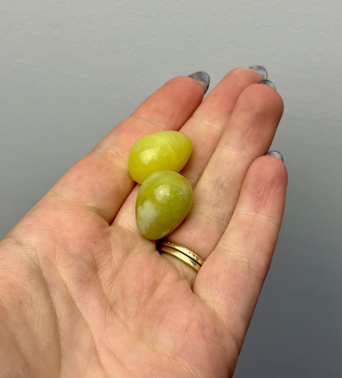 Lemon jade mini eggs