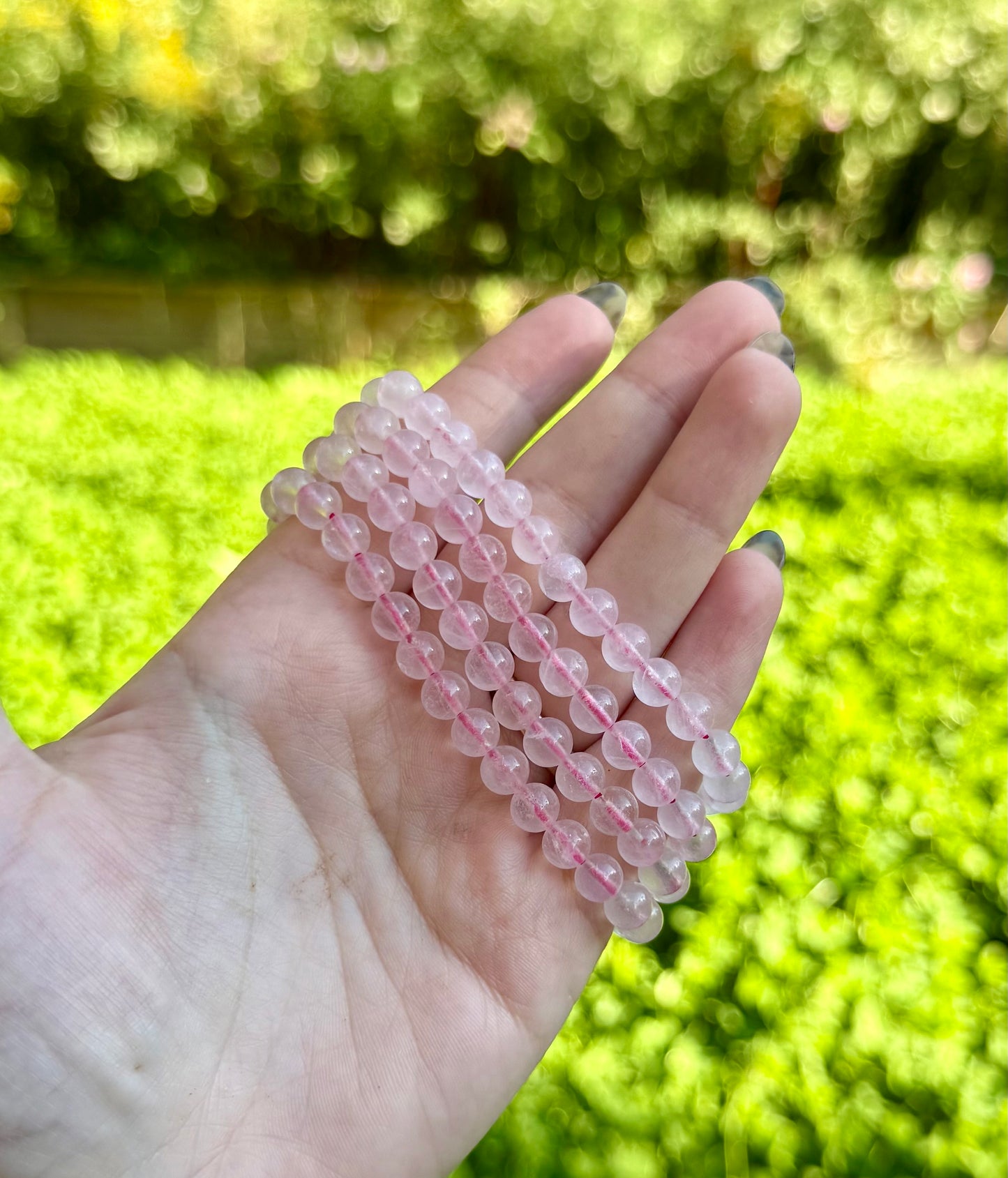 6mm rose quartz bracelets