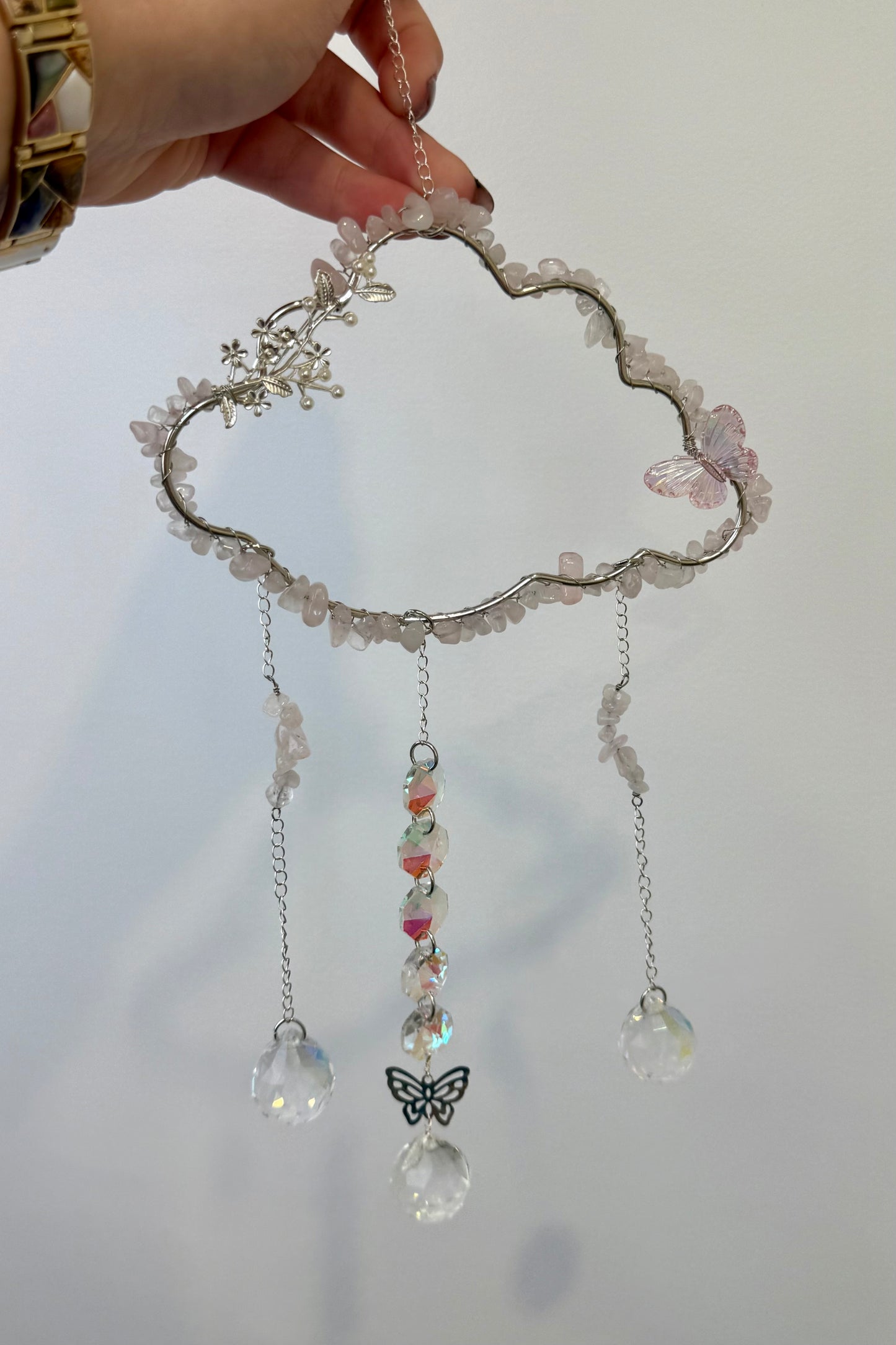 Quartz cloud suncatchers