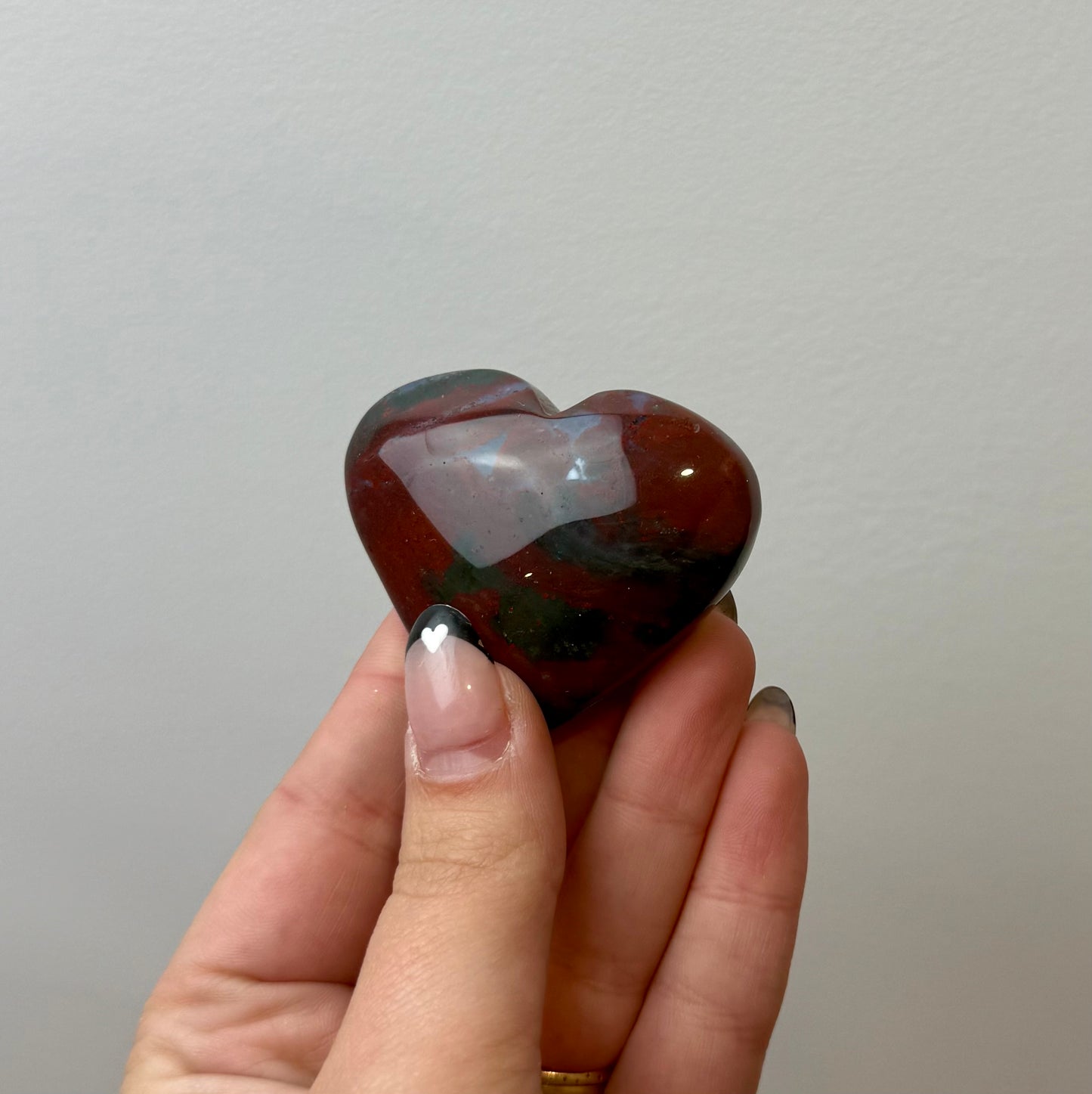 Ocean Jasper heart carving
