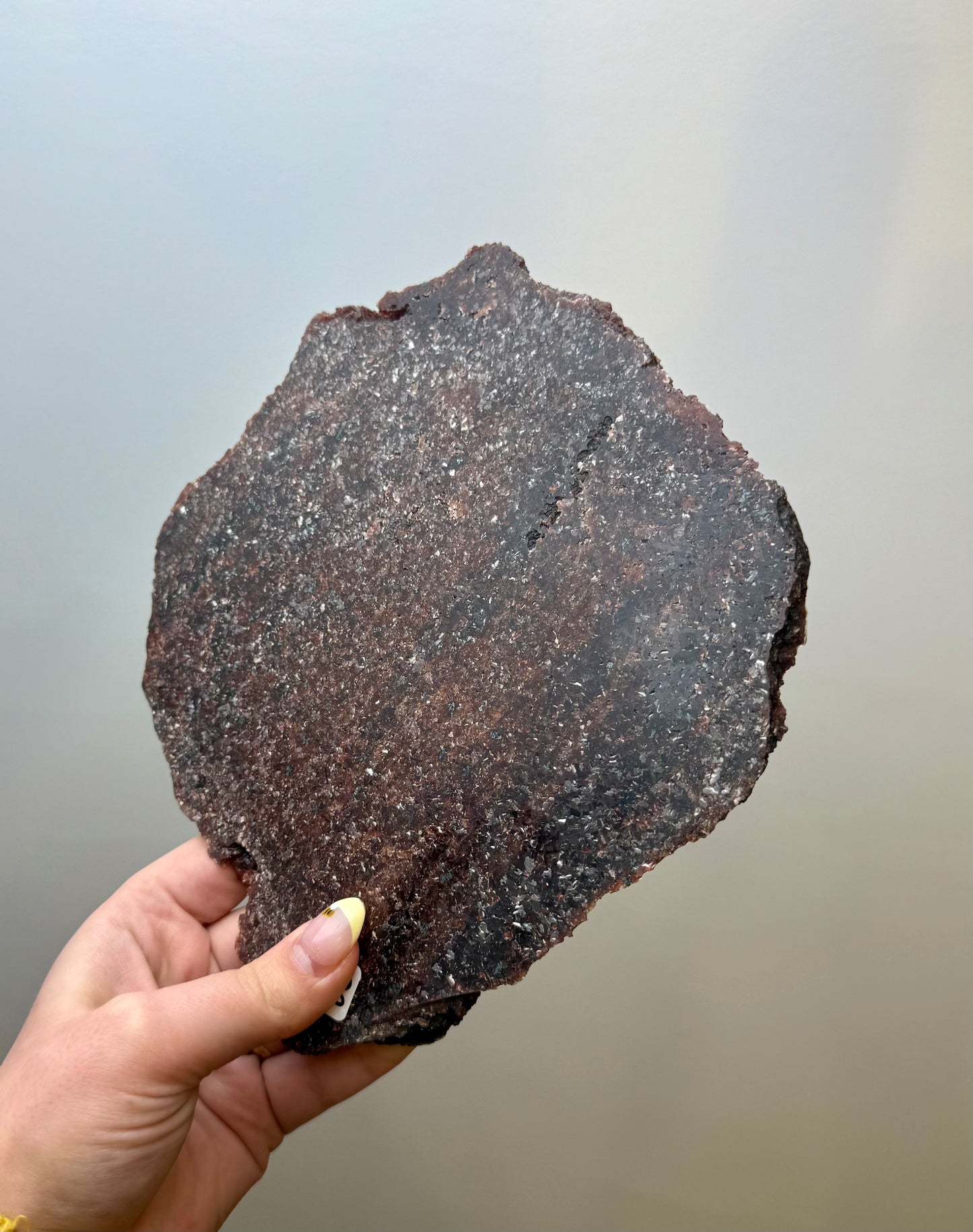 Strawberry quartz slab