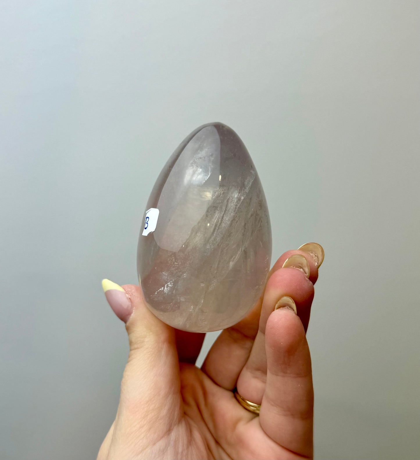 Light rose quartz egg B