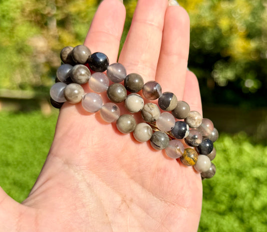 Volcano agate bracelets