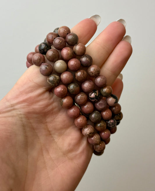 Rhodonite bracelets