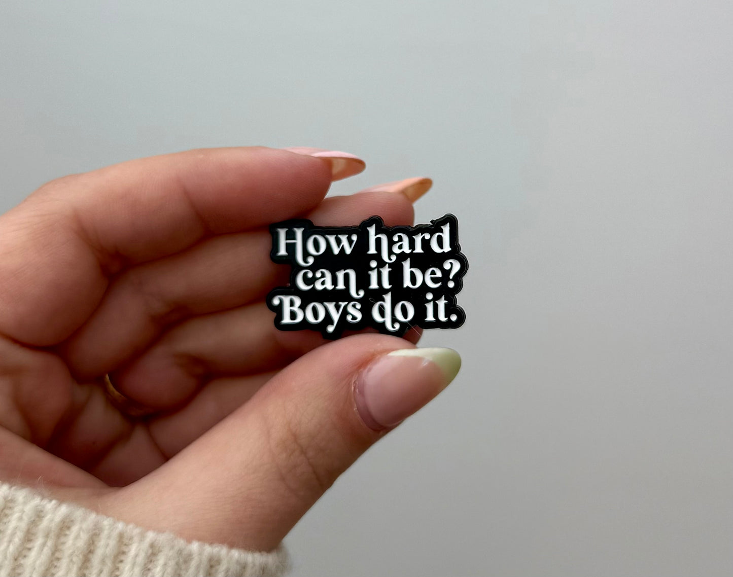 How hard can it be enamel pins