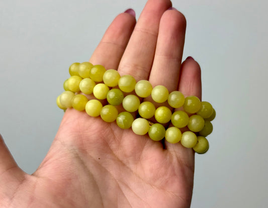 Lemon jade bracelets