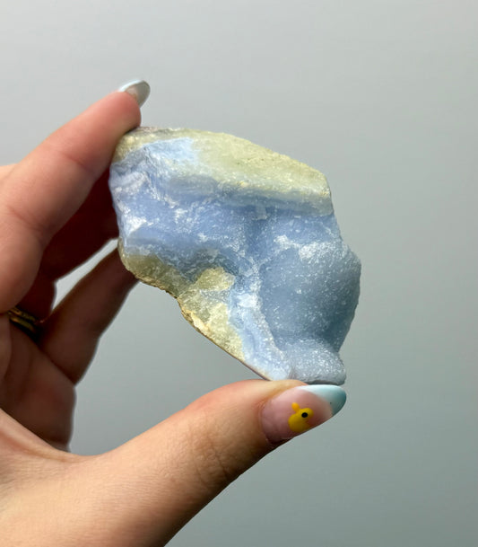 Blue lace agate raw